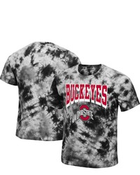 Colosseum Black Ohio State Buckeyes Pickford Tie Dye T Shirt
