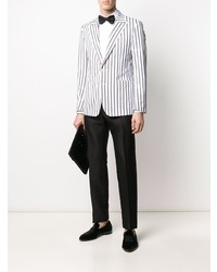 Dolce & Gabbana Single Breasted Striped Blazer