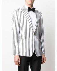 Dolce & Gabbana Single Breasted Striped Blazer