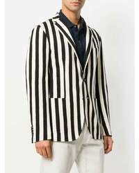 Tagliatore Striped Woven Blazer