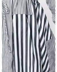 Ports 1961 Asymmetric Striped Shirt