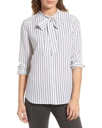 AG Claire Stripe Silk Shirt