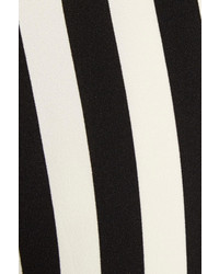 Dolce & Gabbana Striped Crepe Tapered Pants