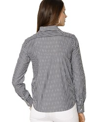 Lauren Ralph Lauren Button Front Stripe Shirt