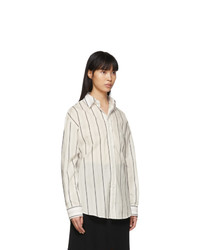 Maison Margiela Off White Striped Shirt