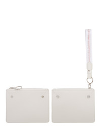 Off-White White And Black Diag Pouch