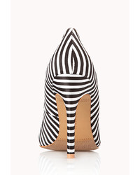 Forever 21 Standout Striped Pumps