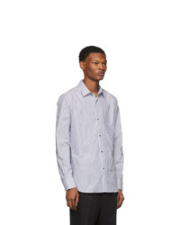 Ann Demeulemeester Black And White Riges Shirt