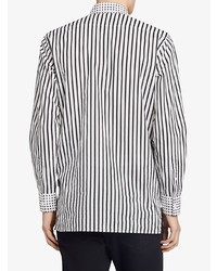Burberry Dot And Stripe Print Shirt