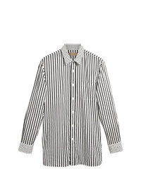 Burberry Dot And Stripe Print Shirt