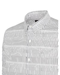 Fendi Micro Print Striped Shirt