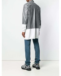 Y/Project Oversized Stripe Panel Shirt