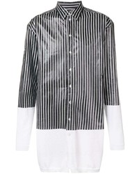 Y/Project Oversized Stripe Panel Shirt