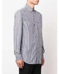 Brioni Striped Long Sleeve Shirt