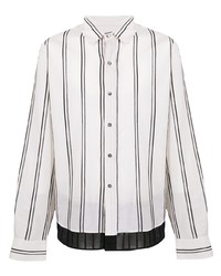 Ann Demeulemeester Striped Long Sleeve Shirt