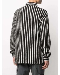 YMC Vertical Stripes Long Sleeve Shirt