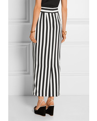 Dolce & Gabbana Striped Crepe Maxi Skirt