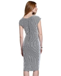 Indication By Eci Striped Midi Sheath Dress