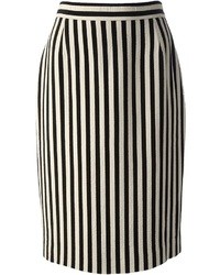 Gianfranco Ferre Vintage Striped Pencil Skirt