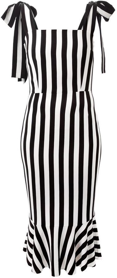 Dolce gabbana hotsell striped dress