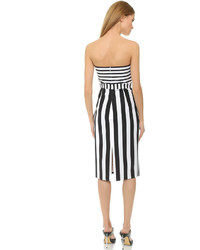 Cushnie et Ochs Striped Neoprene Dress