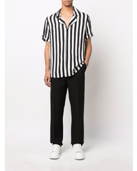 Balmain Striped Short Sleeved Shirt