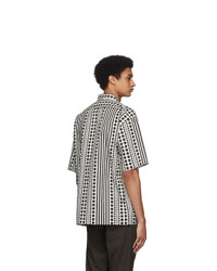 Robert Geller White And Black The Dotted Shirt