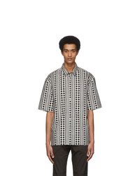 Robert Geller White And Black The Dotted Shirt