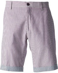 Etro Striped Bermuda Shorts