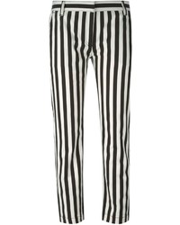 Dolce & Gabbana Striped Cropped Trousers