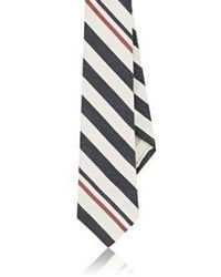 Thom Browne Striped Necktie Blue