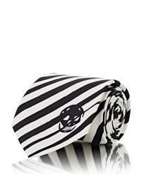 Alexander McQueen Zebra Striped Necktie