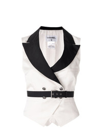 Chanel Vintage Monochrome Waistcoat