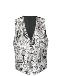 Dolce & Gabbana Cartoon Print Waistcoat