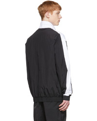 Balmain Black White Nylon Jacket