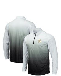 Colosseum Gray Appalachian State Mountaineers Magic Team Logo Quarter Zip Jacket At Nordstrom