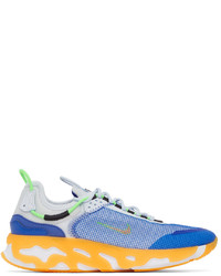 Nike Grey Blue React Live Premium Sneakers