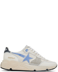 Golden Goose Off White White Running Sole Spezzata Low Top Sneakers
