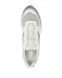 Eleventy Panelled Lace Up Sneakers