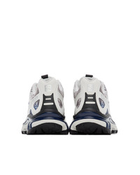 Salomon White And Blue Limited Edition Xt 4 Adv Sneakers