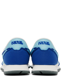 Nike White Blue Air Pegasus 83 Sneakers