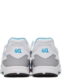 Comme Des Garcons SHIRT White Blue Asics Edition Tarther Sneakers
