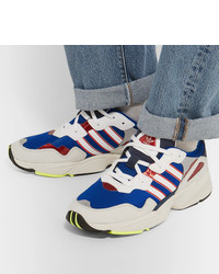 adidas Originals Yung 96 Suede Leather And Mesh Sneakers