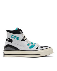 Converse White And Blue Chuck 70 E260 Sneakers