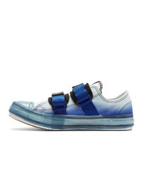 Palm Angels Blue Vulcanized Sneakers