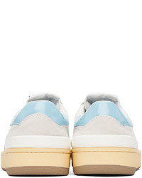 Lanvin Blue White Clay Sneakers