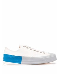 MSGM Tape Detail Coated Canvas Sneakers