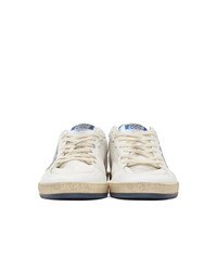 Golden Goose White And Blue B Sneakers