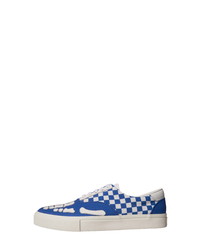 Amiri Checkered Skel Toe Lace Up Sneaker