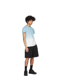 Balmain Blue And White Gradient T Shirt